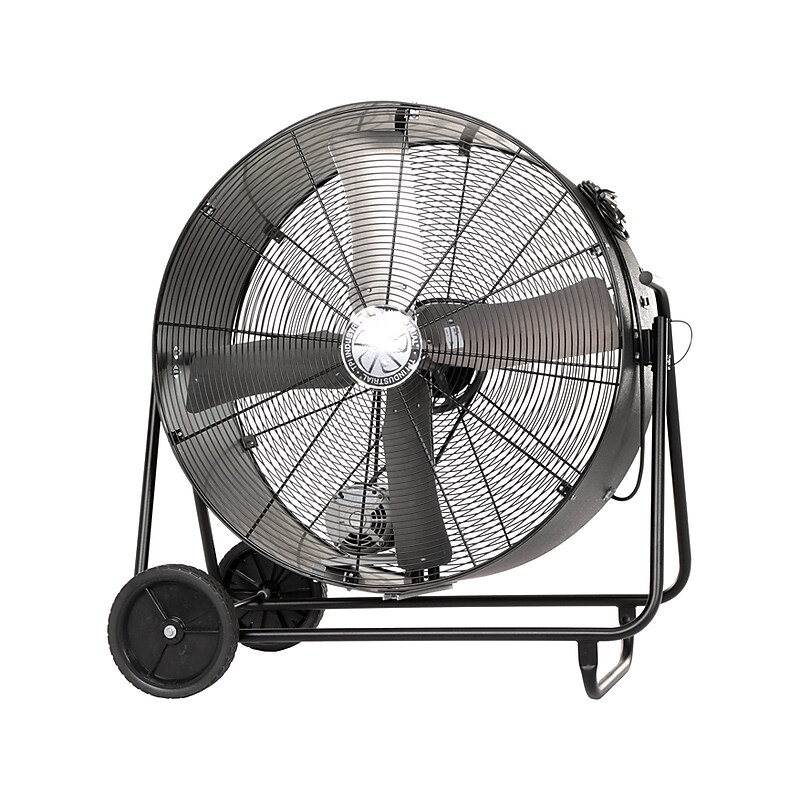 TPI PBXS 36" Industrial Portable Floor Fan, 1-Speed, Black (08213302) image 1