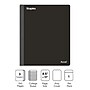 Staples Premium 3-Subject Notebook, 8.5" x 11", College Ruled, 150 Sheets, Black (ST58329)~#|#~6DFEB4AB-DCFC-46FF-814054E8D5628727_sc7