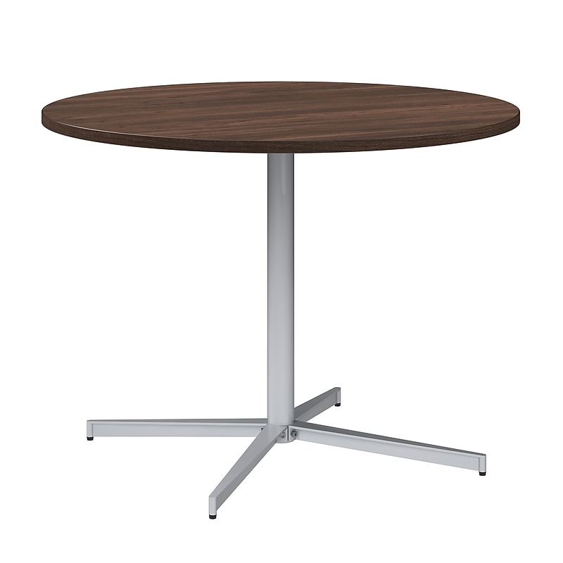 Bush Business Furniture 42" Round Conference Table, Black Walnut (99XTB42RBW) image 1
