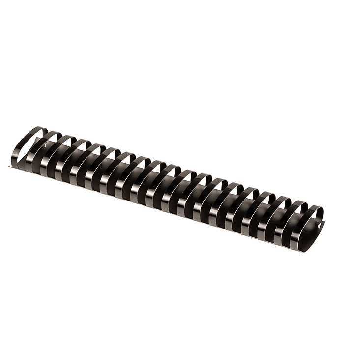 Fellowes 2" Plastic Binding Spine Comb, 500 Sheet Capacity, Black, 40/Pack  (52369)