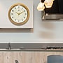Infinity Instruments Round Retro Saffron Wall Clock, Aluminum, 15" (10940SY-15)~#|#~6E04FEF0-D9B2-4005-AFB682DD8BBD3A70_sc7