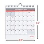 2026 Staples 6.5" x 7.5" Monthly Wall Calendar, Red/White/Gray (ST53923-26)~#|#~6E081D69-B8A7-4003-B9E2B0FDE0C8D939_sc7