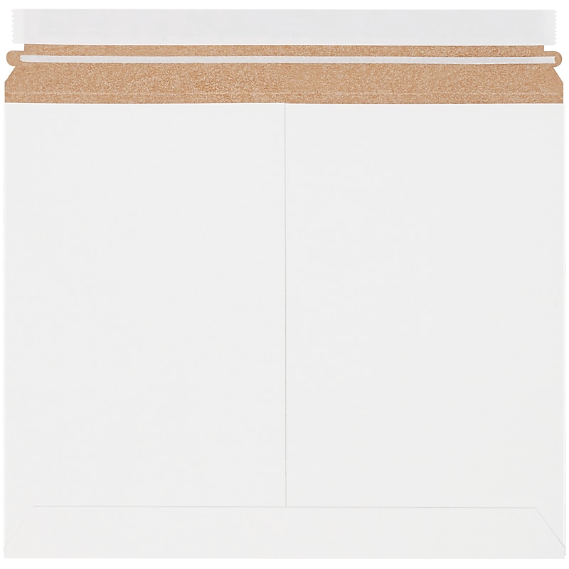 13.5" x 11" Self-Sealing Fiberboard Mailer, White, 200/Carton (RMU1311W) image 1