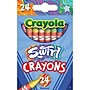 Crayola Swirl Crayons, Assorted Colors, 24/Pack, 6 Packs/Bundle (BIN523439-6)~#|#~6E100BEB-D6C6-4607-8DD5EBB402F1465C_sc7