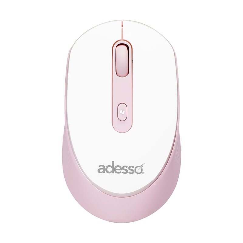 Adesso iMouse A30P Wireless Ambidextrous Optical 2.4 GHz Mouse, Pink (iMouse A30P) image 1