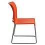 Flash Furniture HERCULES Series Plastic Contoured Stack Chair with Sled Base, Orange/Gray (RUT238AOR)~#|#~6E170E63-6F0A-4EA3-A3AAA536BBB41D93_sc7