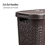 Mind Reader 10.57-Gallon Laundry Hamper with Lid, Plastic, Brown (40HAMP-BRN)~#|#~6E1DF2C8-77BF-400C-BE4D78219DEDE18F_sc7