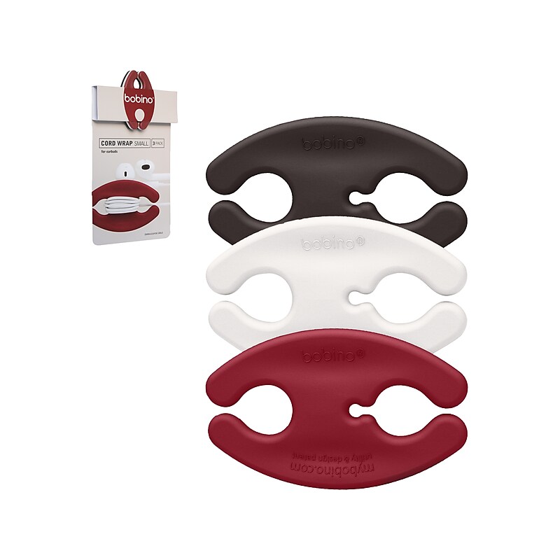 bobino Small Cord Wraps, Assorted Colors, 3/Pack (BS3WC) image 1
