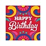 Creative Converting Swirls Birthday Plates and Napkins Kit, Assorted Colors (DTC9126E2G)~#|#~6E24FCD9-080C-4374-8F2E8F2C58F00966_sc7