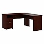 Bush Furniture Cabot 60"W L Shaped Computer Desk with Drawers, Harvest Cherry (CAB044HVC)~#|#~6E265800-3B36-4C8F-860DC2699A92CEDE_sc7