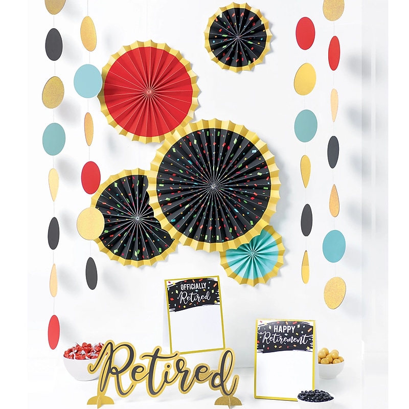 Party City Retried Room Decorating Kit, 13/Pack (AM245039) image 1