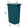 Mind Reader 15.85-Gallon Laundry Hamper with Lid, Plastic, Blue (60HAMP-BLU)~#|#~6E2E1A22-4DE2-451F-BD969AA5B66AE163_sc7