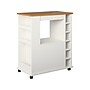 Ameriwood Williams 12-Shelf Particle Board Kitchen Cart, White (5276817COM)~#|#~6E2F4BDB-117A-4B79-999939A5AEF6CD33_sc7