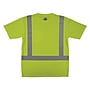 Ergodyne GloWear 8282 High Visibility Short Sleeve T-Shirt, ANSI Type R Class 2, Lime, 3XL (21837)~#|#~6E308B18-9A2D-47DF-B8B4334C5A8A5635_sc7