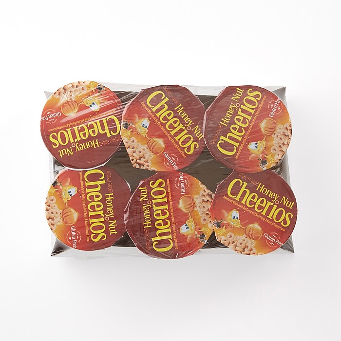Cheerios Whole Grain Honey Nut Oat Cereal, 1.8 oz., 6/Box