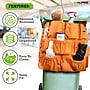 Alpine Industries 12-Pocket Cleaning Cart Organizer, Orange (4777-1-MK)~#|#~6E35FD44-9005-4D92-8E1FECEA949A973F_sc7