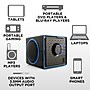 Gogroove SonaVERSE BX Portable Stereo Speaker System, Black (GGSVBX0110BKWS)~#|#~6E3ACECE-D558-48ED-A3E0227EDED88BDB_sc7