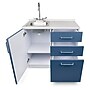 Viva Comfort 36.32'' H x 36" L Medical Cabinet with Left Sink, 3-Drawers, Blueberry (902BASE36LSBL)~#|#~6E3AECEF-4906-47CC-87BDDF19A68E1A02_sc7
