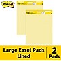 Post-it Super Sticky Easel Pad, 25" x 30", Lined, 30 Sheets/Pad, 2 Pads/Carton (561)~#|#~6E3C2AD2-B4CC-412E-81A7F1012C064640_sc7