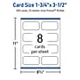 Avery Business Cards, 1-3/4" x 3-1/2", Matte White, 200/Pack (95286)~#|#~6E3DD071-B50B-424C-919DE78F8599CF31_sc7