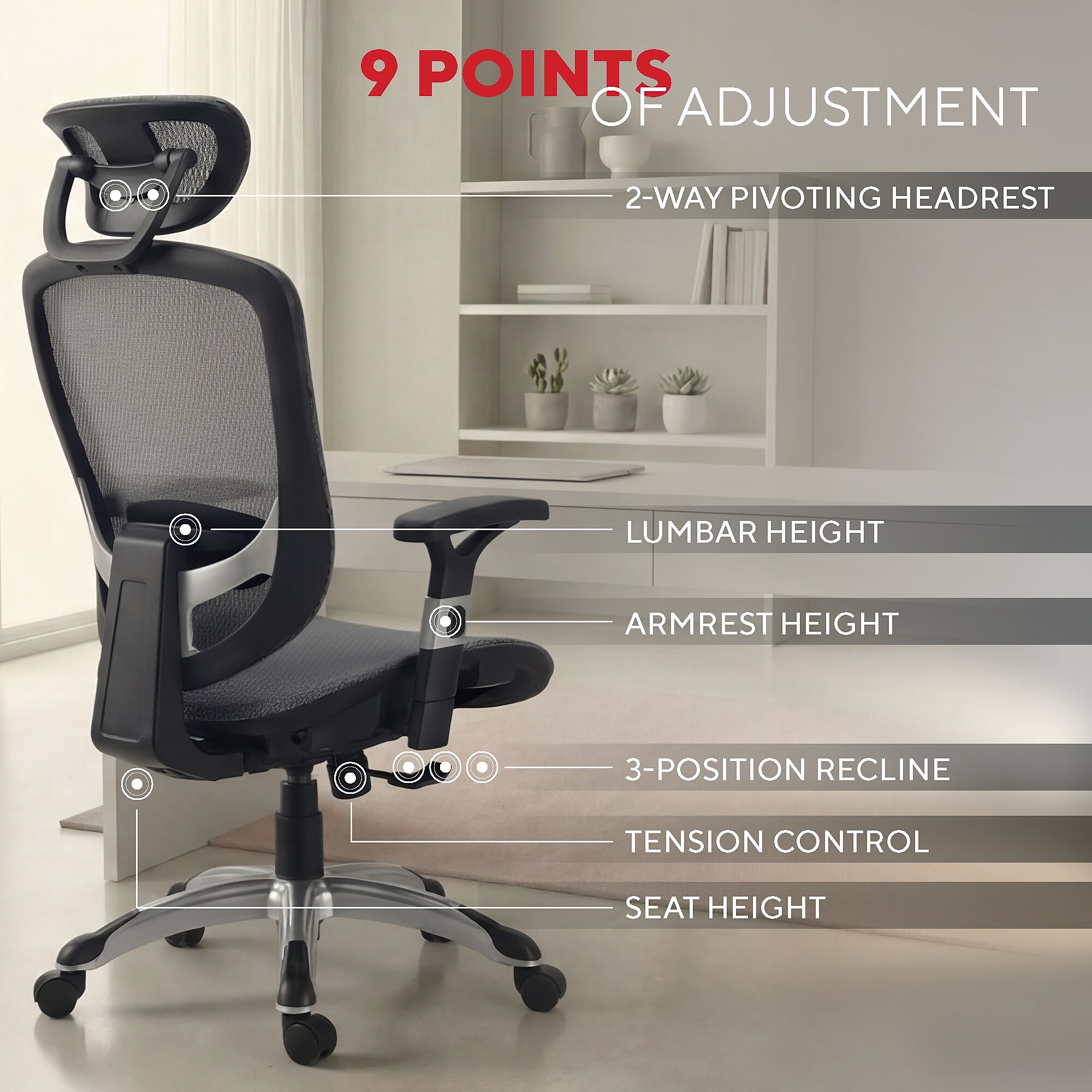 Staples Ergonomic Task Chair, Mesh, Ergonomic, Lumbar Support, Swivel, Gray Sansujyuku sansujyuku.com