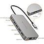 HyperDrive Dual 4K Display Universal Docking Station for M1/M2/M3 MacBooks Laptop, Silver (HDM1H)~#|#~6E3F4F2F-ADC3-4293-B9FA39ECEB5E1428_sc7
