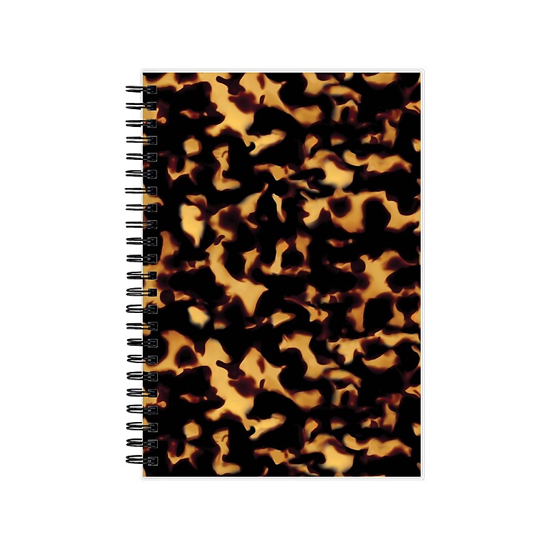 2025 Blue Sky Fran 5" x 8" Weekly & Monthly Planner, Plastic Cover, Black/Brown (150541) image 1