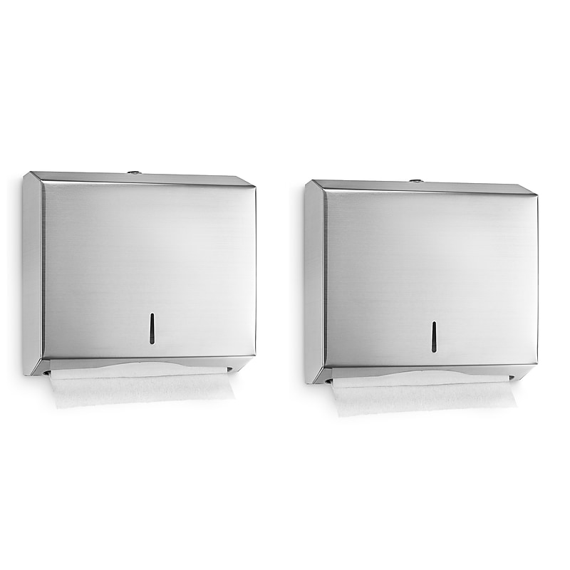 Alpine Industries Centerpull Paper Towel Dispenser, Stainless Steel, 2/Pack (481-2PK) image 1