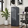 Staples 4-Drawer Vertical File Cabinet, Letter Size, Lockable, 47.2"H x 14.5"W x 18.9"D, Charcoal (ST62800)~#|#~6E420BBC-C117-4948-993BA205054B774A_sc7