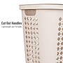 Mind Reader Slim Tapered Hamper with Lid, Plastic, Ivory (SWHAMP50-IVO)~#|#~6E46D916-CDBB-458D-A17CFBB6E028015B_sc7