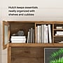 Bush Home Somerset 72W L-Shaped Sit to Stand Desk with Hutch, Fresh Walnut (SET015FW)~#|#~6E482798-B3DF-40EB-8261728C989106FB_sc7