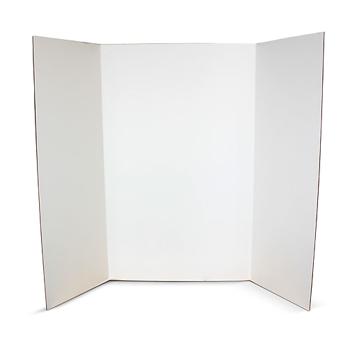 Flipside Corrugated Project Board, 3' x 4', White, 10/Carton Flipside Corrugated Project Board, 3' x 4', White, 10/Carton