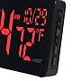 La Crosse Technology Red Digital LED Wall Clock with Indoor Temperature (513-1411R)~#|#~6E4B27E3-6F99-45E4-BEEDEA03B24C2E82_sc7