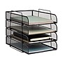 Mind Reader Metal Front Loading Stackable Letter Tray, Letter/Legal Size, Black (BSTACK4-PNK)~#|#~6E4C211C-DE2B-4513-9CC9CEDA3B72A519_sc7