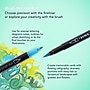 Dixon Aqua Brush Duo Water-Based Marker, Brush Tip, Assorted Colors, 24/Set (LYXL6521240) ~#|#~6E4C7B54-523A-4EBF-A90BB2C63C7B5FC1_sc7