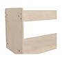 Flash Furniture Bright Beginnings Display Shelf Unit, 16"H x 47.25"W x 13"D, Brown (MK-KE24572-GG)~#|#~6E565FEA-361B-45D4-8CA513FA56BB510D_sc7
