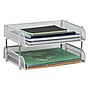 Mind Reader Metal Side Loading Stackable Letter Tray, White (ESTACK2-WHT)~#|#~6E569EFA-F052-4288-B6D77CBD15361FB9_sc7