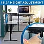 Mount-It! MI-15001 63"W L-Shaped Adjustable Particle Board Standing Desk, Black (MI-15001)~#|#~6E570EB0-EC7F-4E5C-B4D71746D8241947_sc7