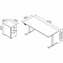 Bush Business Furniture Move 60 Series 72"W Electric Height Adj Standing Desk w/ Storage, Storm Gray/Black Powder (M6S006SGSU)~#|#~6E5CD7CD-0DA0-4803-B2A69E6980BDAC4C_sc7