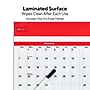 2025 Staples 48" x 32" Dry Erase Wall Calendar, Red/White (ST53911-24)~#|#~6E5FDDBA-E930-426B-93687711E6C976D3_sc7