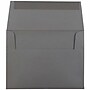 JAM Paper A2 Booklet Envelope 4 3/8" x 5 3/4", Dark Grey, 100/Pack (36396432d)~#|#~6E64CFEC-0515-4F7E-B7C777CFB652ACAD_sc7