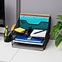 Mind Reader Metal Desktop Organizer Vertical File Holder Paper Letter Tray, Black (MESHBOX5-BLK)~#|#~6E6623F4-B100-47E9-88AF1A8047841E9C_sc7