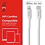 Staples TECH Lightning to USB-C Charging Cable, 6.5 ft., White, 2/Pack (ST62333-VB)~#|#~6E67CABA-40A8-42B2-B2CE45CE2F170C02_sc7