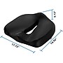 Mount-It! Ergo Collection Memory Foam Premium Comfort Seat Cushion, Black (MI-1103)~#|#~6E68F68D-DD16-4AC9-80C93047BCDC4AB7_sc7
