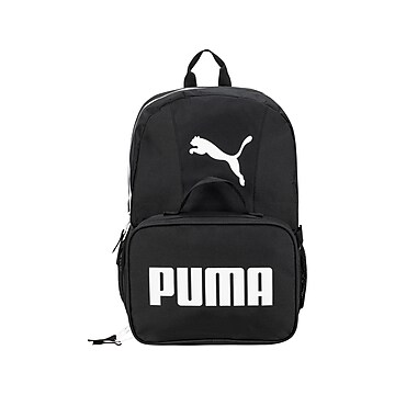 Puma Logo Laptop Backpack, Medium, Black (PV1673-001) | Staples