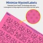 Avery Laser/Inkjet Square Multipurpose Labels, 2-1/8" x 2-1/8", Bright Pink, 240/Pack (94105)~#|#~6E6DA88F-4A89-4EB9-871ED1DE24F9161C_sc7