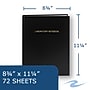 Roaring Spring Paper Products Professional Notebooks, 8.75" x 11.25", Graph Ruled, 72 Sheets, Black (77160)~#|#~6E6E1127-742D-4D27-8438E348A7C12024_sc7