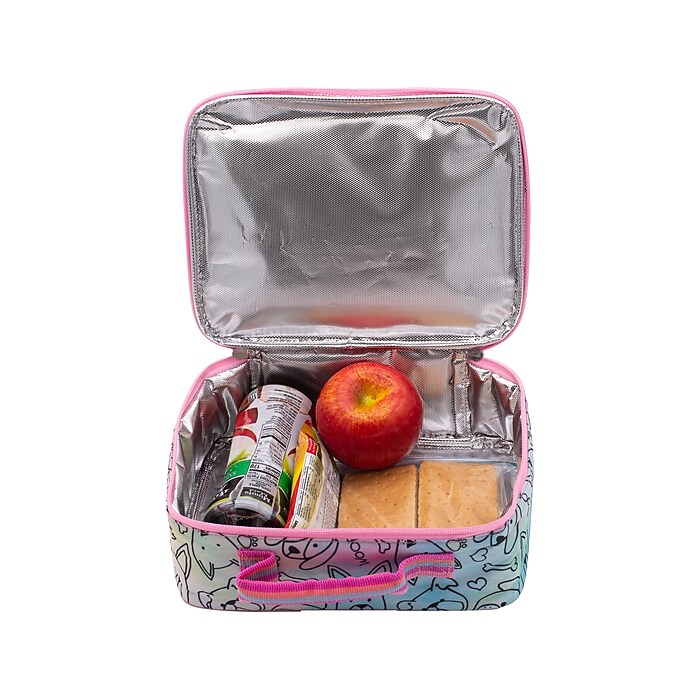PINKHUNT 新品 まとめセット L(160サイズ) Accessory Innovations Kids Dogs Insulated Lunch Bag, Tie-Dye Pink