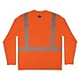 Chill-its 6688 High Visibility Long Sleeve T-Shirt, ANSI Class R2, Orange, X-Large (12233)~#|#~6E739A14-45BB-469A-91D087820A9693FB_sc7