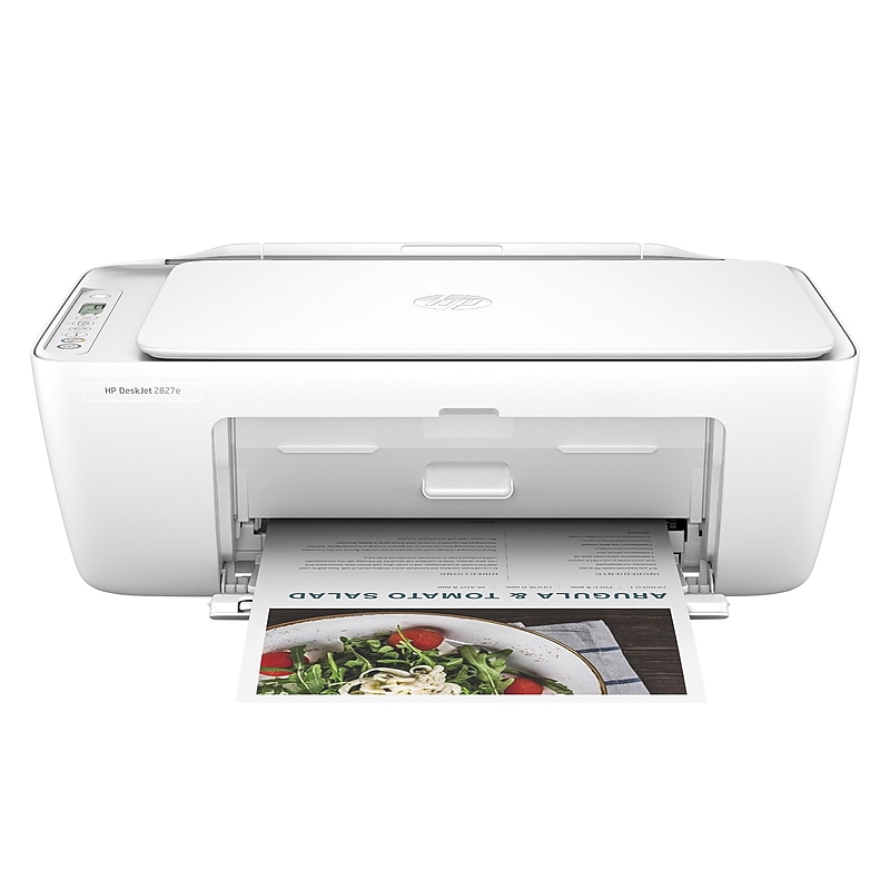 HP DeskJet 2827e Wireless Color All-In-One Inkjet Printer, Best for Home, 3 Months Free Instant Ink (6W7F5A) image 1